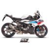BMW S1000RR SC-PROJECT S1 (2019-2025) TITANIUM SLIP-ON EXHAUST - B33G-41T