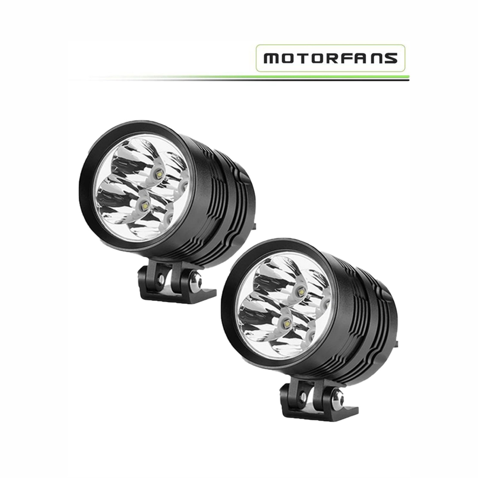 MOTORFANS L4X MAX | 80W(PAIR) FULLY DIMMABLE 6000K 8000LM SPOT BEAM LED AUXILIARY LAMP - HK550609 - Image 3