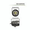 MOTORFANS L4X STANDARD | 60W (PAIR) 6000K 6000LM SPOT BEAM AUXILIARY LAMP - HK114609