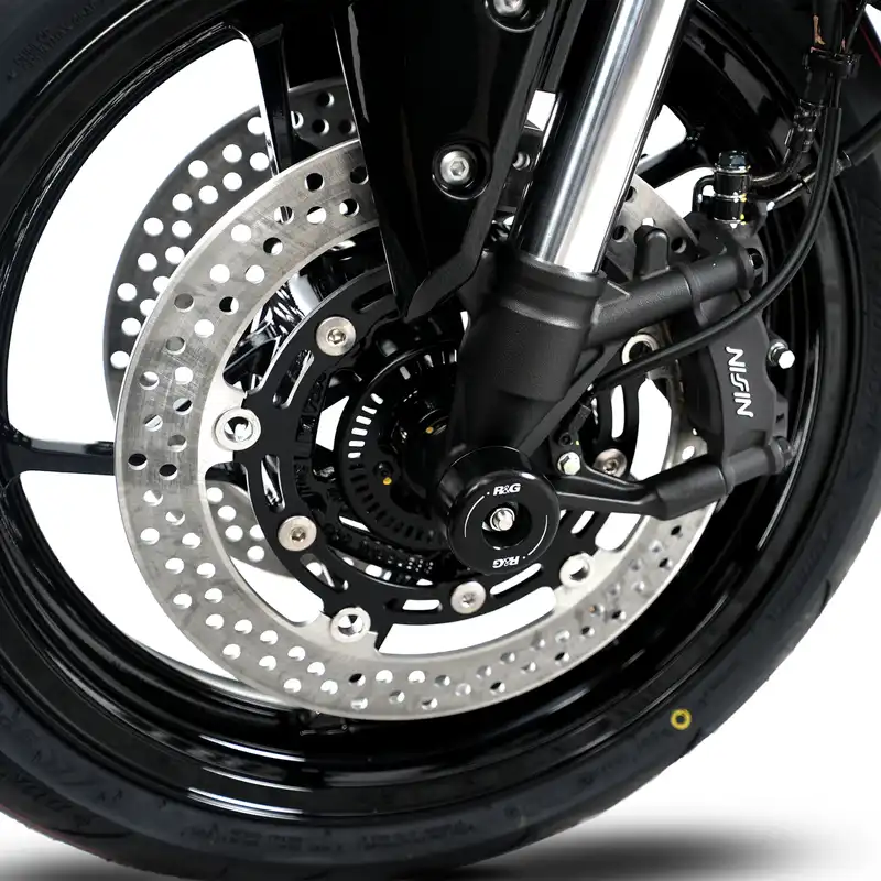 R&G FRONT FORK PROTECTOR FOR KAWASAKI Z900 (17+ - FP0194BK - Image 2