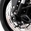 R&G FRONT FORK PROTECTOR FOR TRIUMPH STREET TRIPLE RS / TRIDENT 660 (17+ / TIGER 660 (22+- FP0198BK