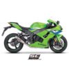 KAWASAKI NINJA ZX10R SC-PROJECT GP70-R (26+ TITANIUM SLIP-ON EXHAUST WITH DE-CAT LINK PIPE – K47A-DET70T