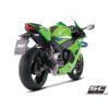 KAWASAKI NINJA ZX10R SC-PROJECT SC1R (26+ CARBON FIBER SLIP-ON EXHAUST WITH DE-CAT LINK PIPE – K47A-DET90C