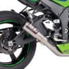 KAWASAKI NINJA ZX10R SC-PROJECT CRT (26+ TITANIUM SLIP-ON EXHAUST WITH DE-CAT LINK PIPE – K47A-DET36T
