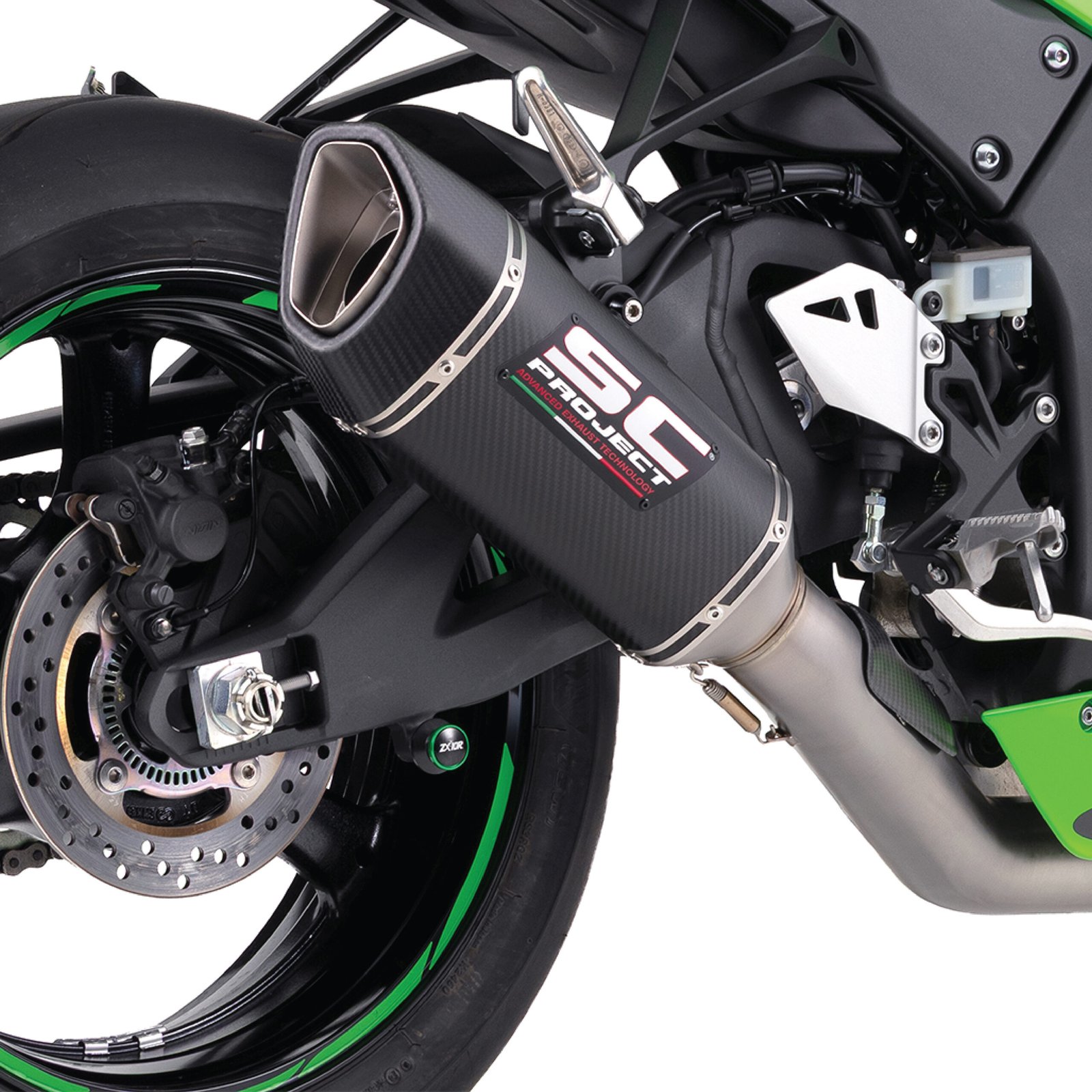 KAWASAKI NINJA ZX10R SC-PROJECT SC1R (26+ CARBON FIBER SLIP-ON EXHAUST WITH DE-CAT LINK PIPE – K47A-DET90C - Image 4