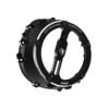 BMW CLEAR CLUTCH COVER OIL BATH 3D EVO BLACK/BLACK - CCDV12DD