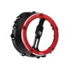 BMW CLEAR CLUTCH COVER OIL BATH 3D EVO BLACK/RED - CCDV12DA