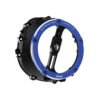 BMW CLEAR CLUTCH COVER OIL BATH 3D EVO BLACK/BLUE - CCDV12DC