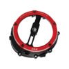 BMW CLEAR CLUTCH COVER OIL BATH 3D EVO BLACK/RED - CCDV12DA